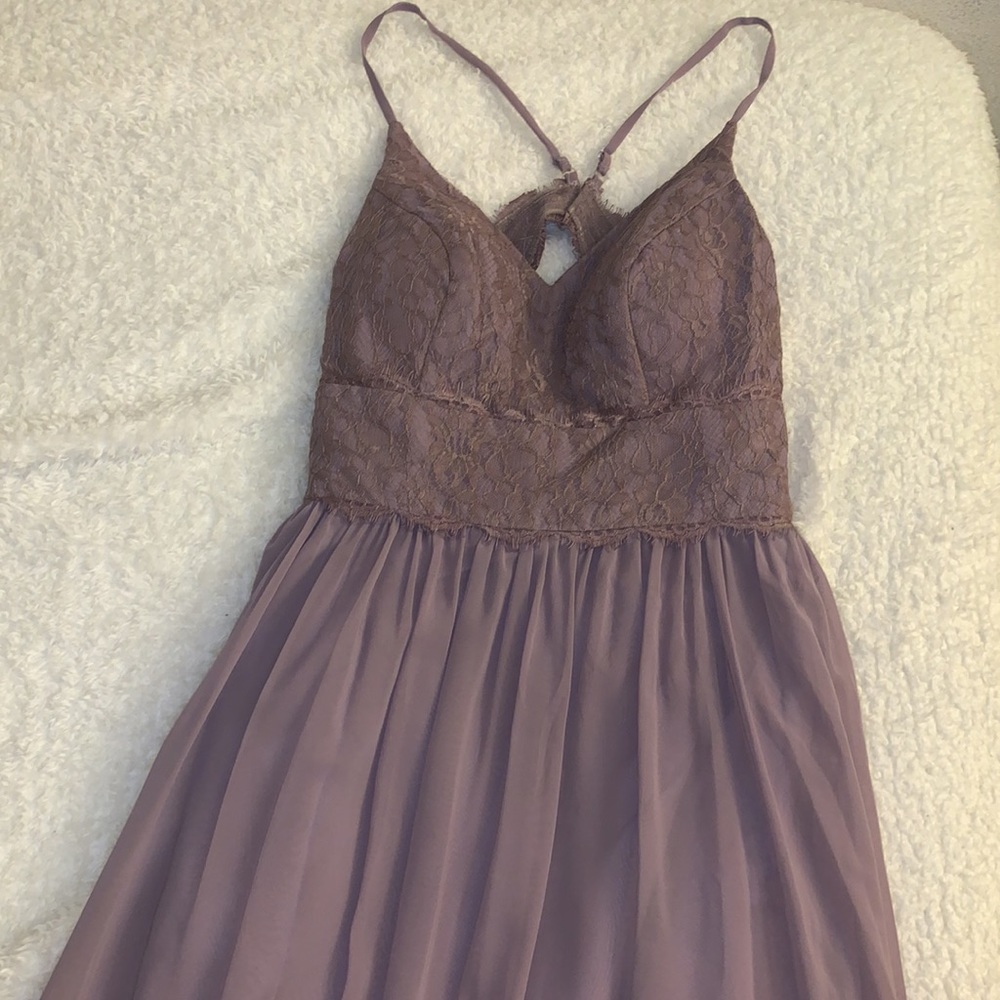 Azazie bridesmaids dress - color dusk